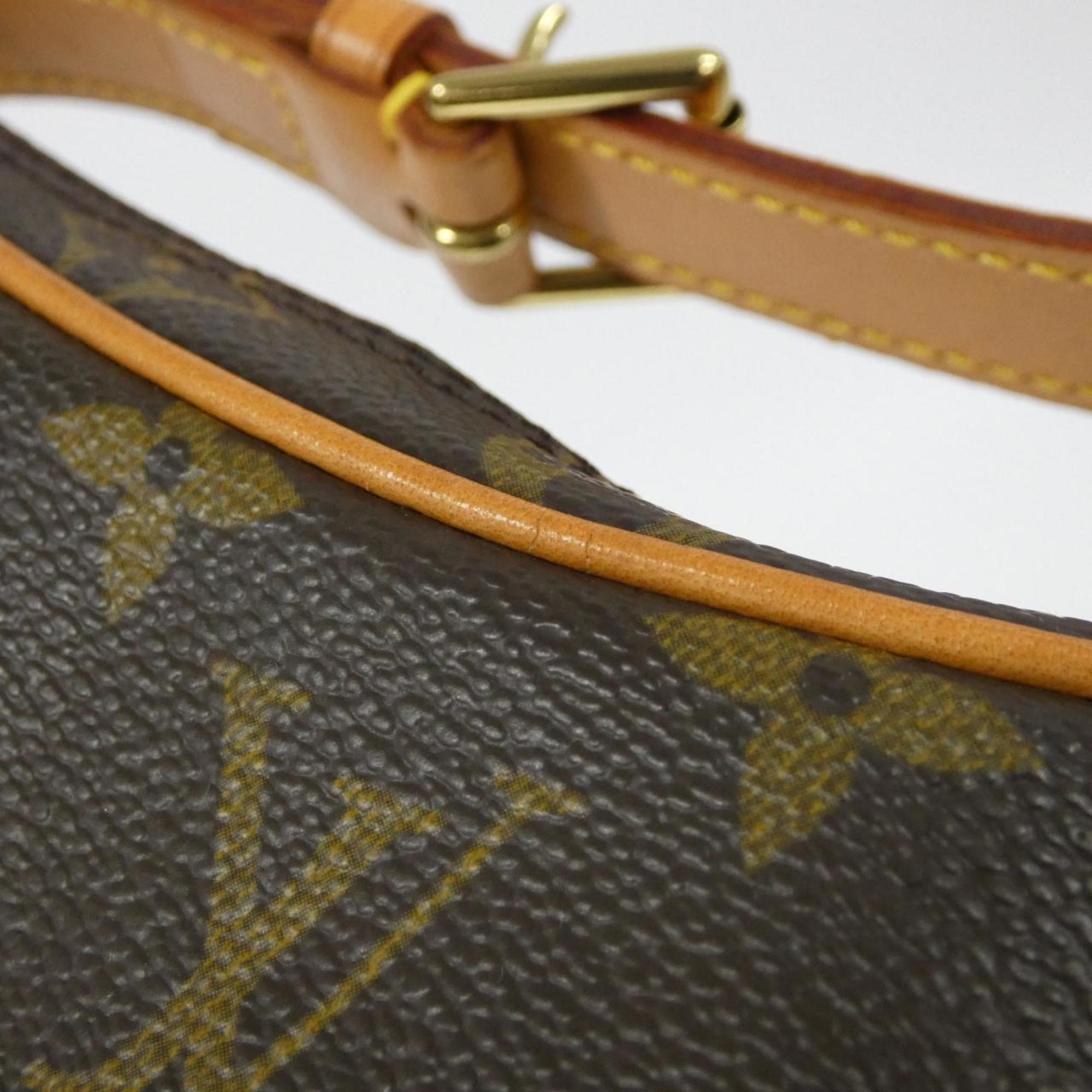Louis Vuitton Brown Coated Canvas Pochette Shoulder Bag