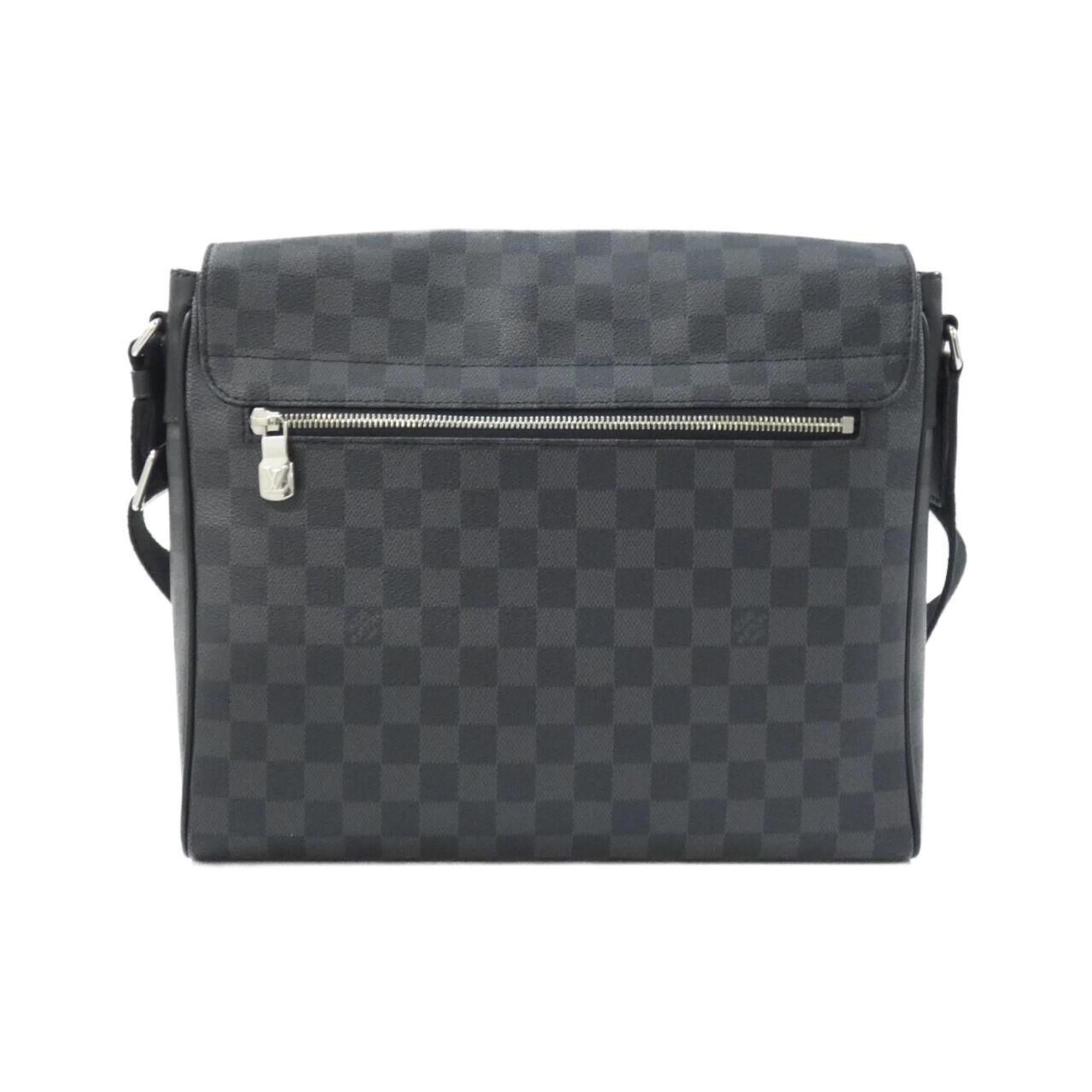 Louis Vuitton Graphite Coated Canvas Shoulder Bag