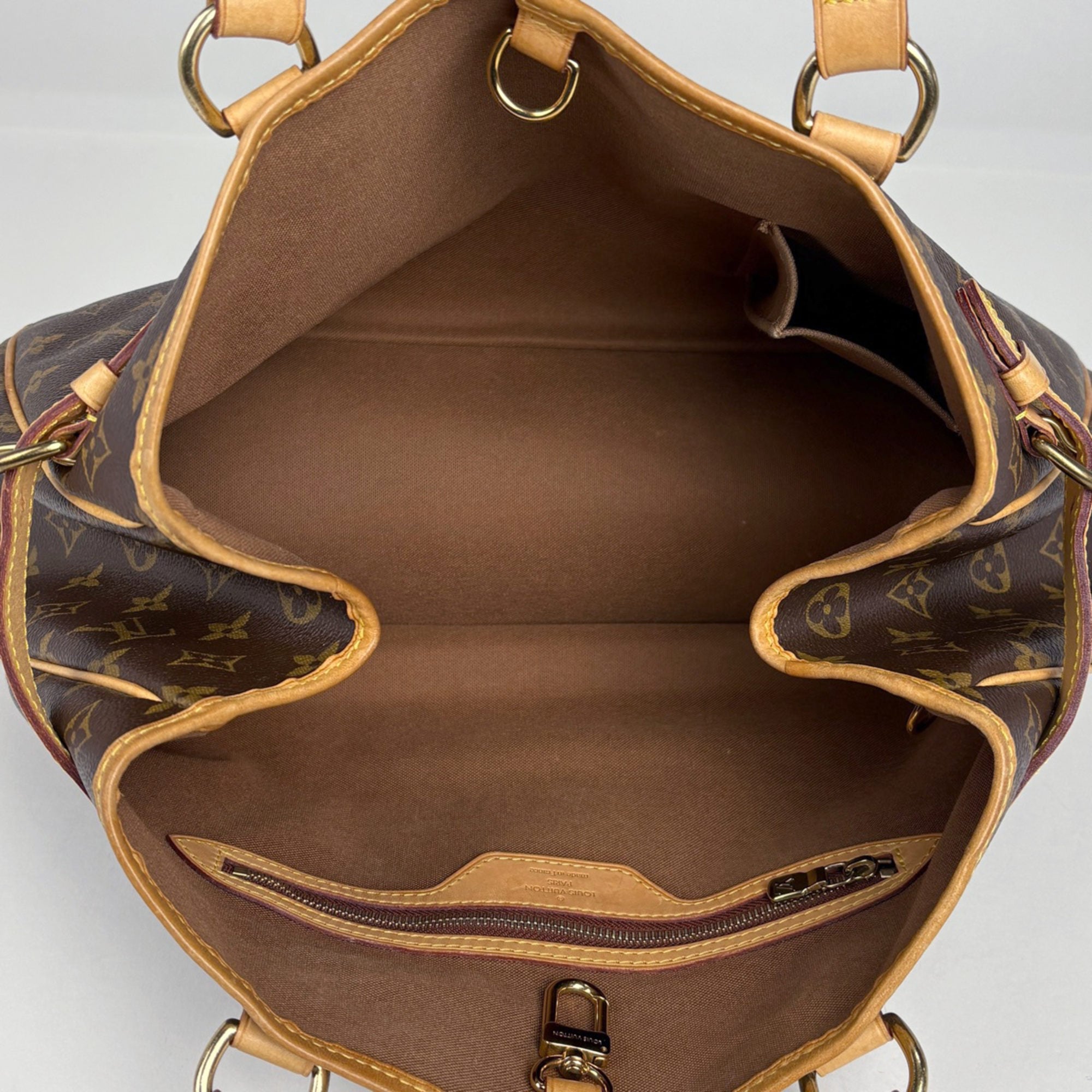 Louis Vuitton Brown Monogram Shoulder Bag Tote Bag
