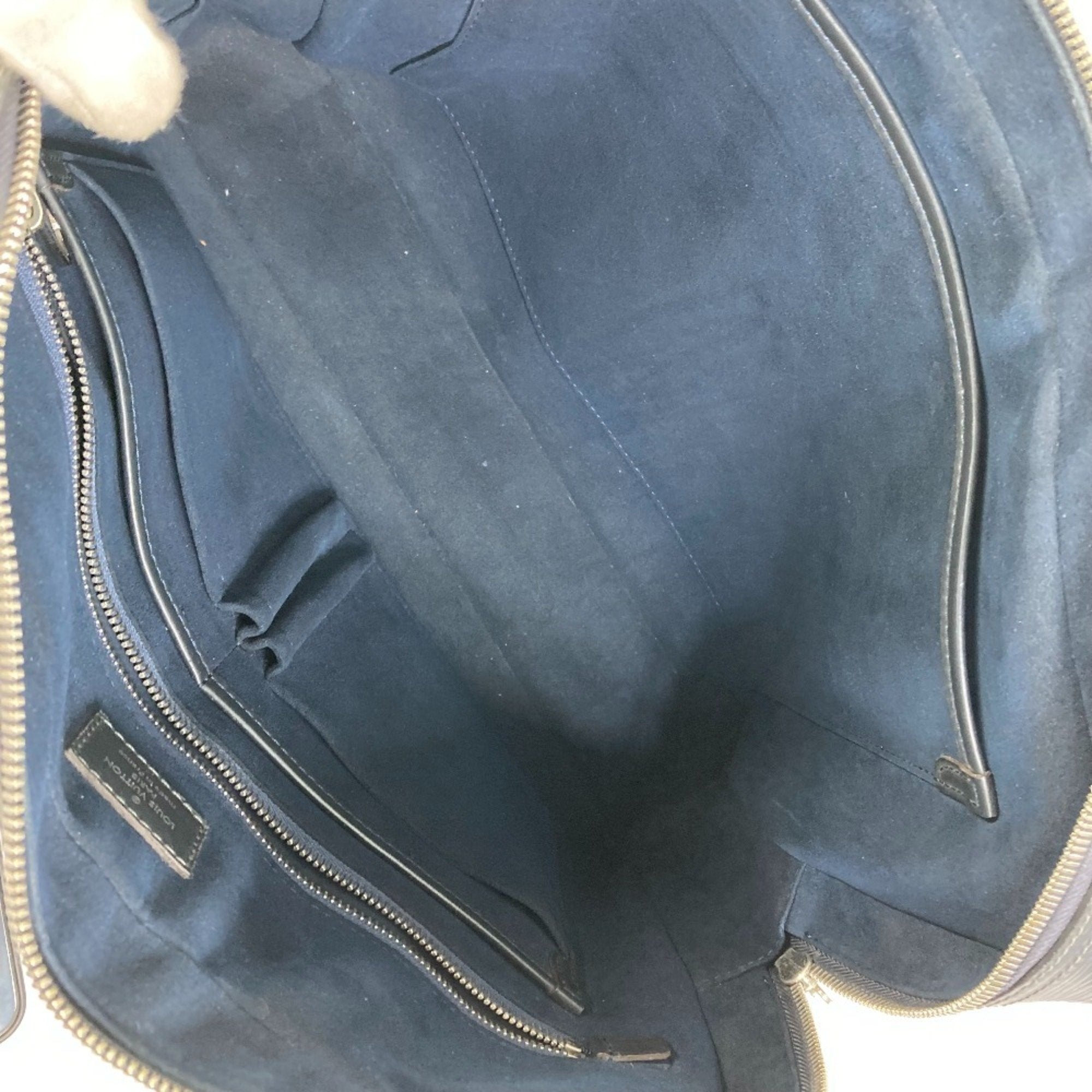 Louis Vuitton Blue Nuit Navy Epi Leather Handbag Tote Bag