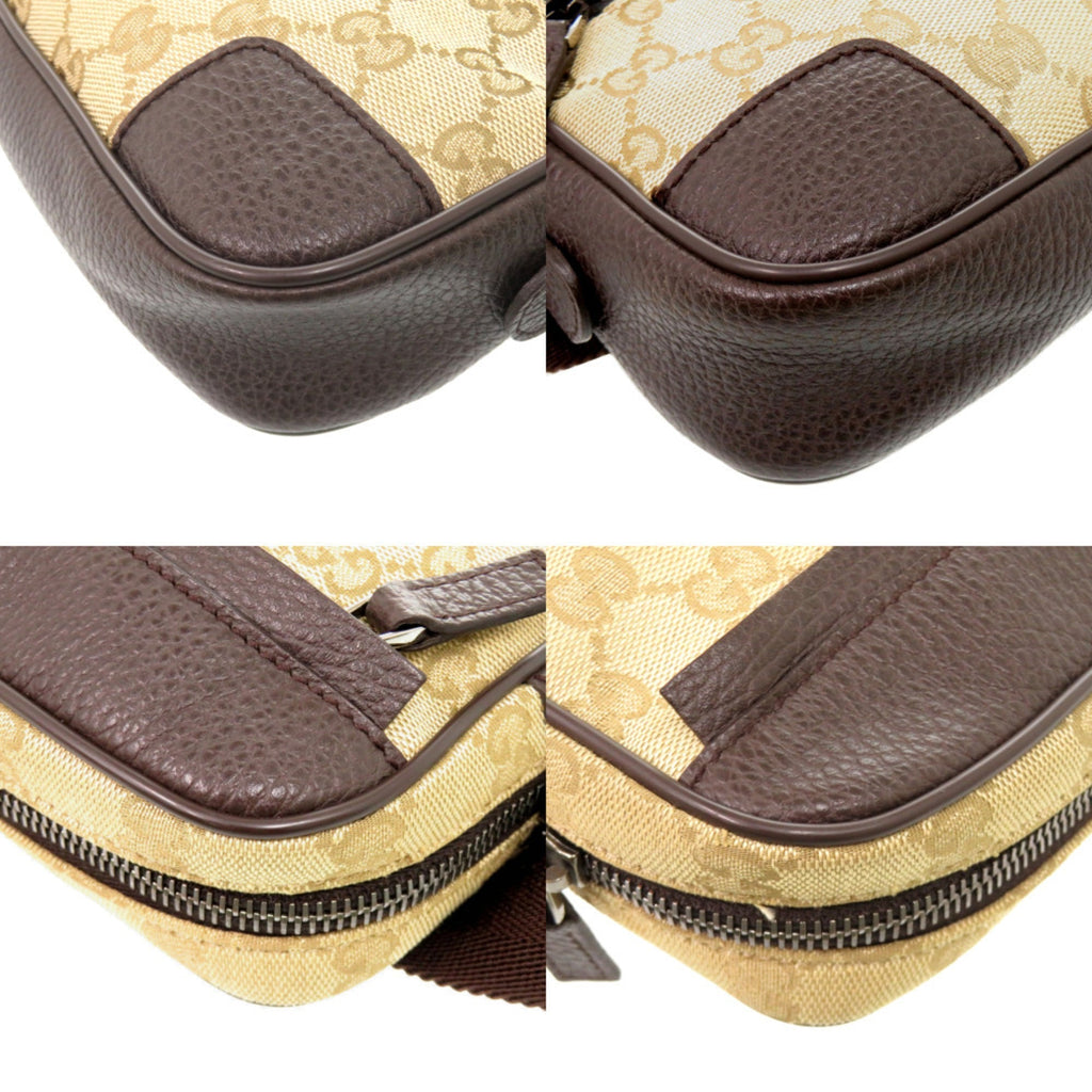 Gucci Beige Gg Canvas Sling Bag (Pre-Owned)
