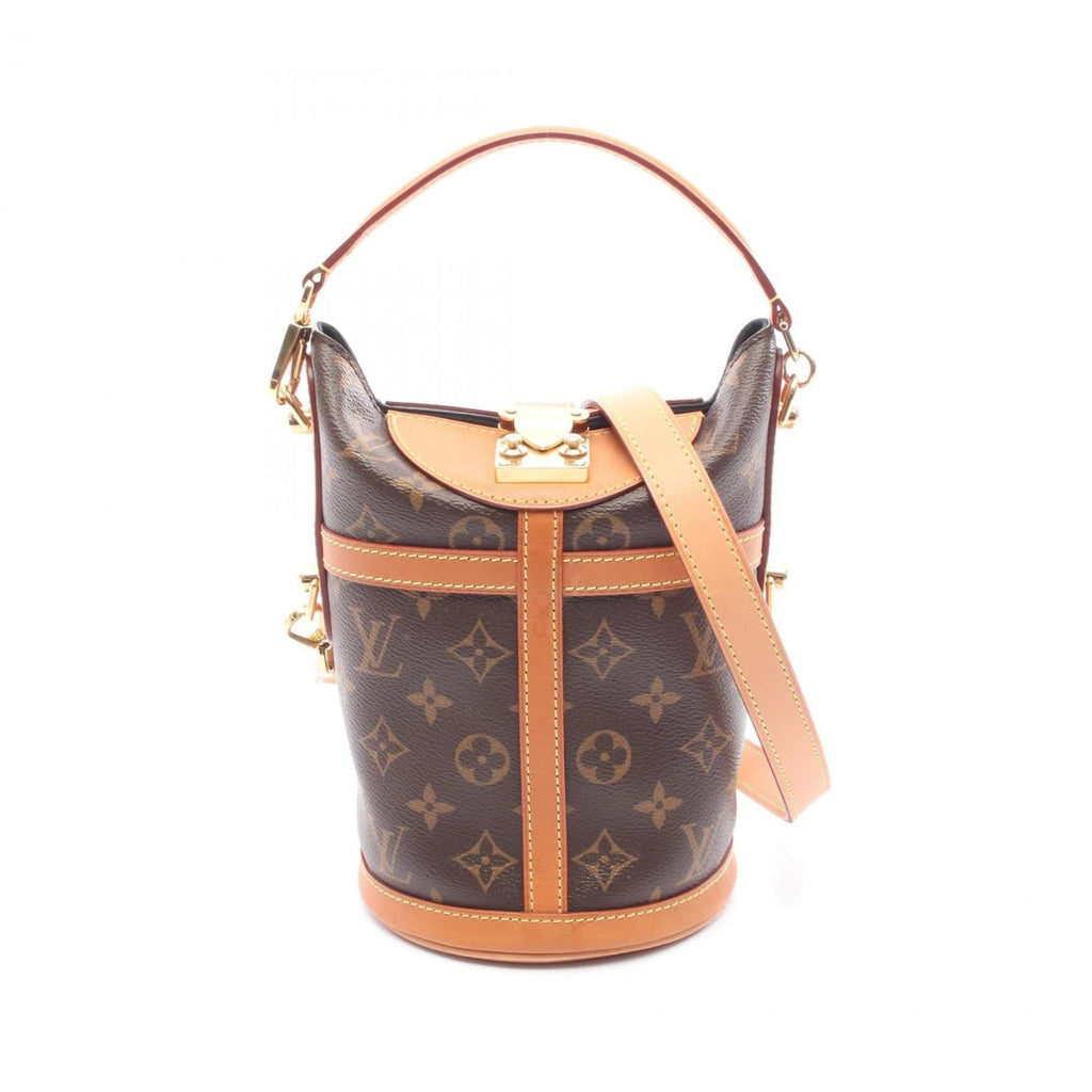 Louis Vuitton Brown Monogram Coated Canvas Leather Handbag