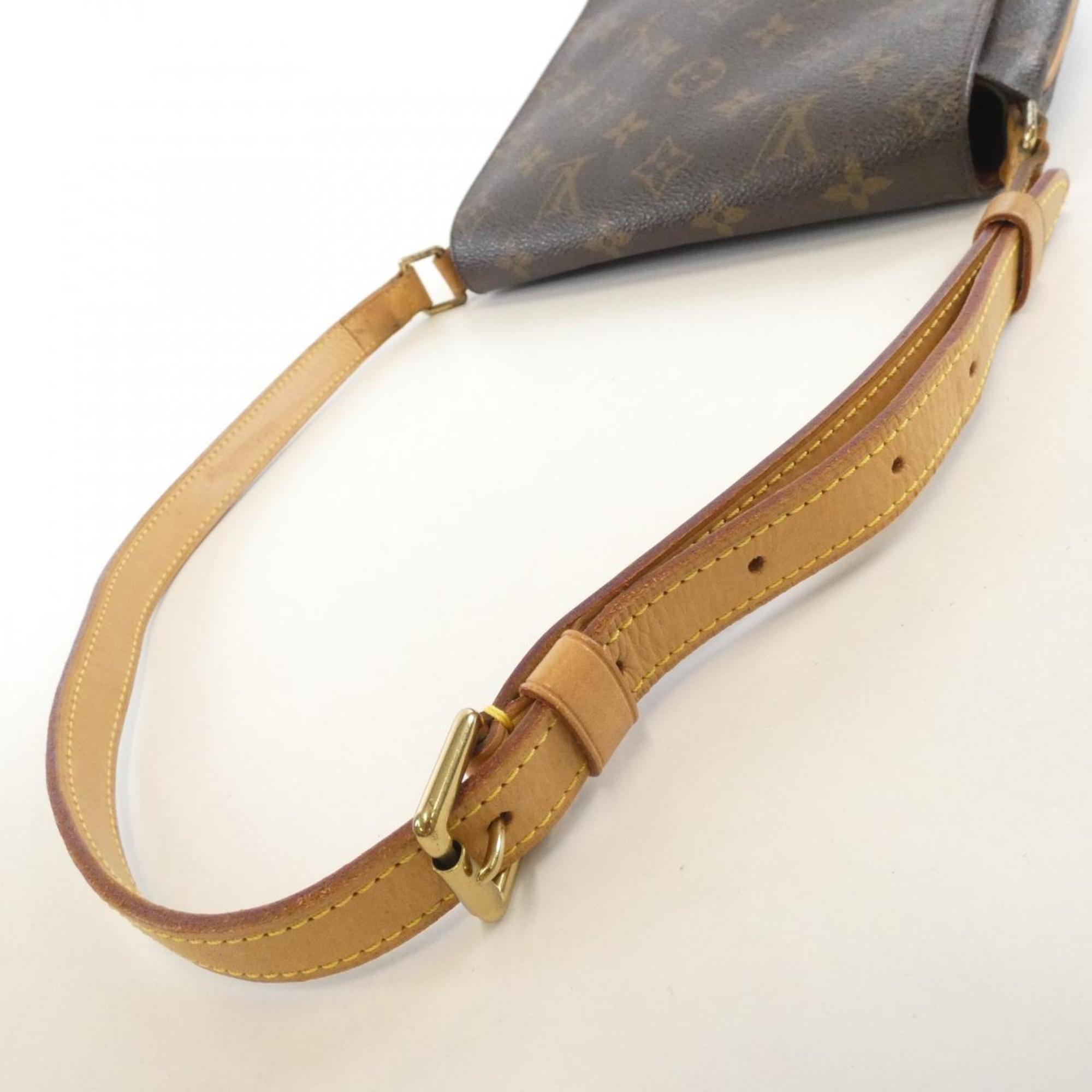 Louis Vuitton Brown Coated Canvas Shoulder Bag