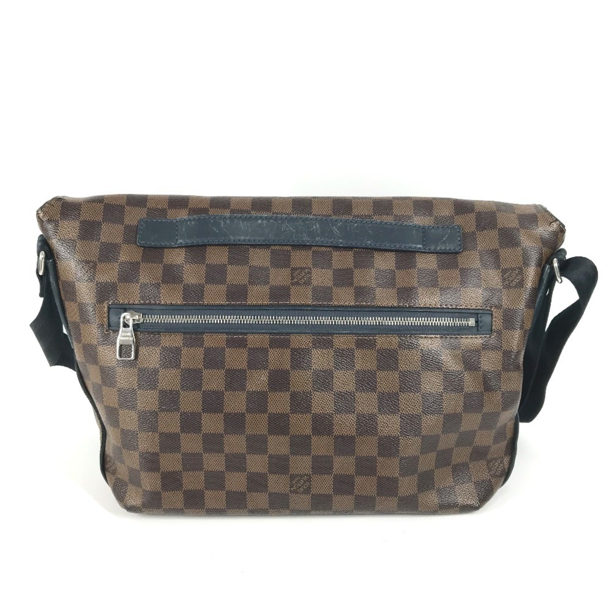 Louis Vuitton Brown Navy Damier Canvas Messenger Bag Shoulder Bag