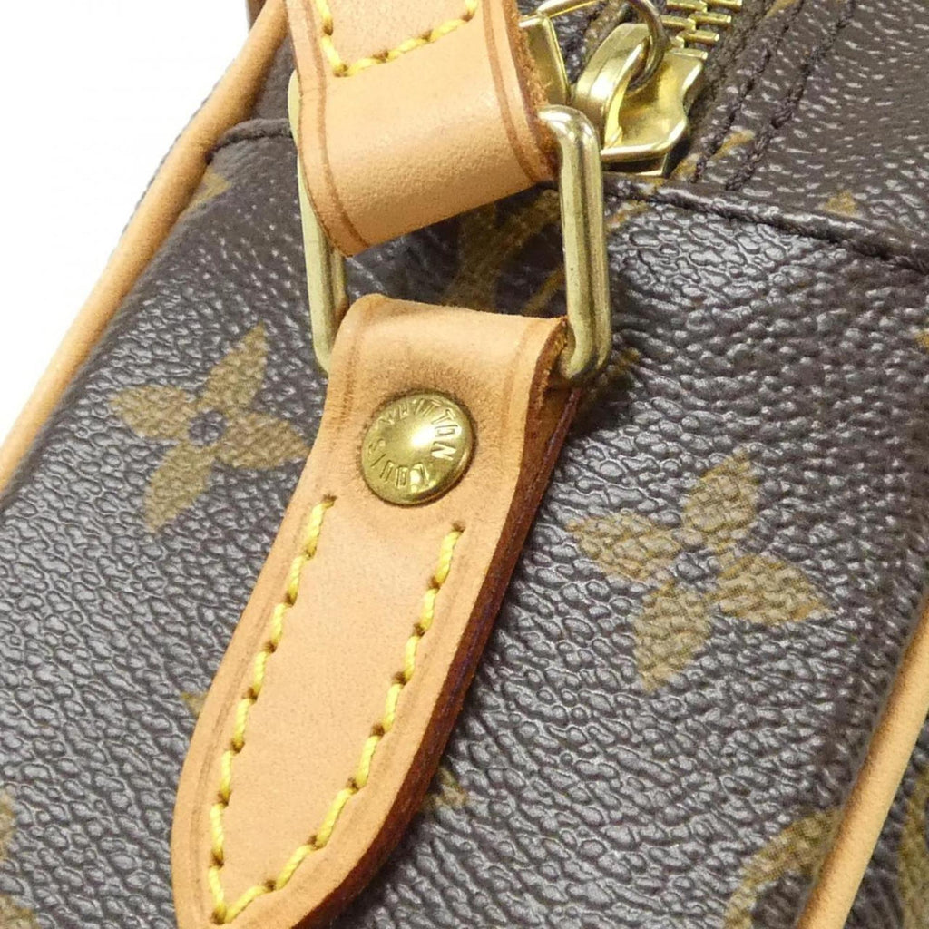 Louis Vuitton Brown Coated Canvas Shoulder Bag