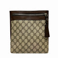 Gucci Beige Brown Pvc Leather Shoulder Bag (Pre-Owned)