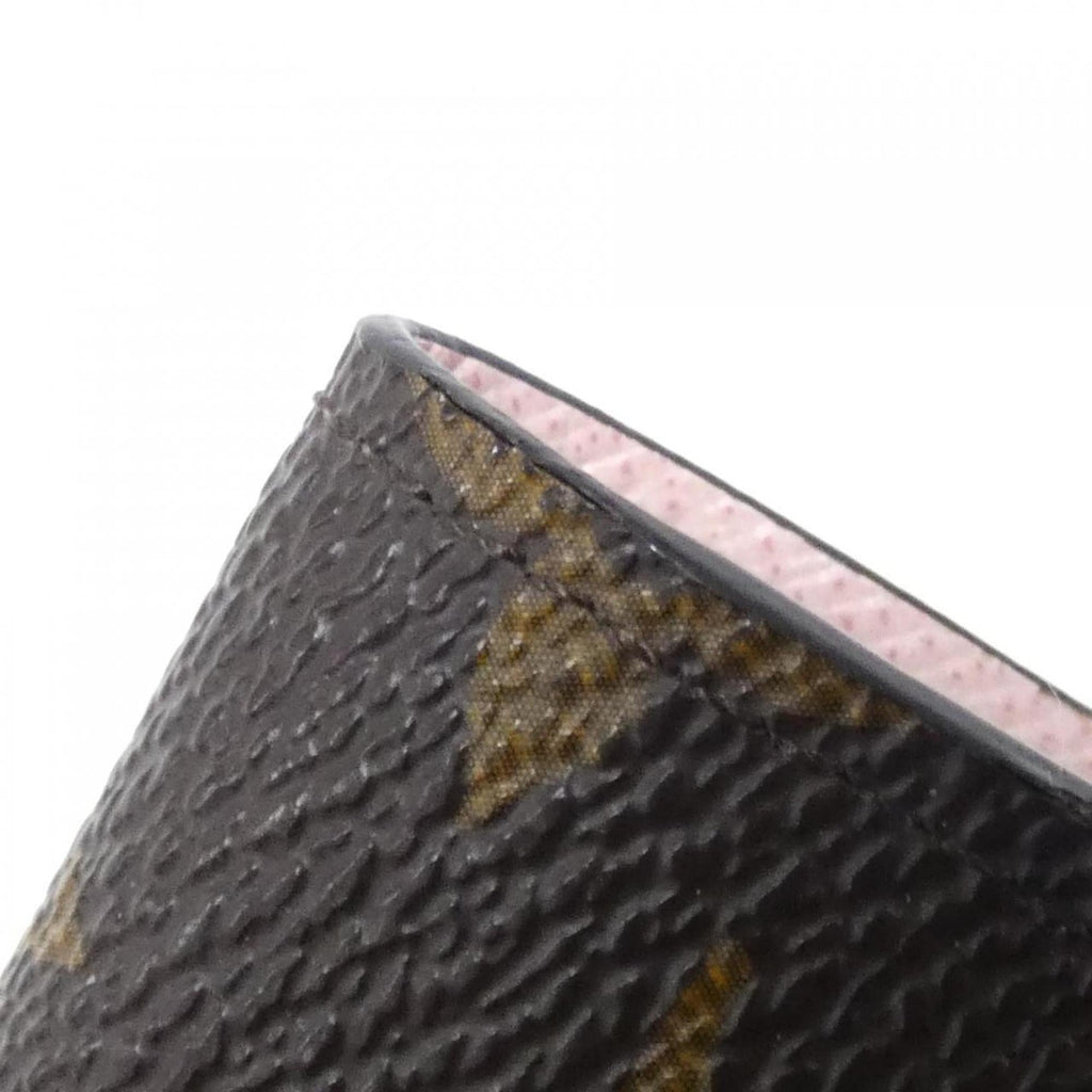 Louis Vuitton Marron Rose Ballerine Coated Canvas Wallet (Tri-Fold)