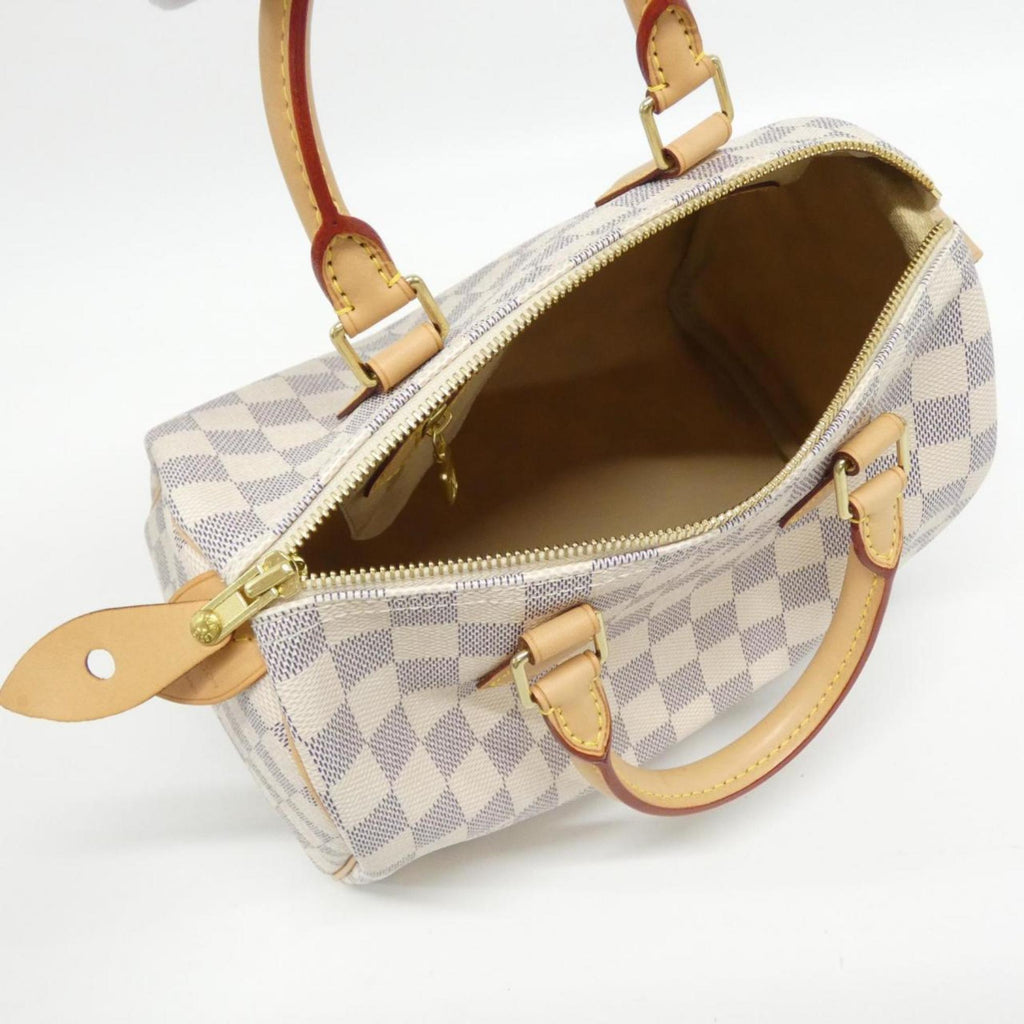 Louis Vuitton Azur Coated Canvas Boston Bag