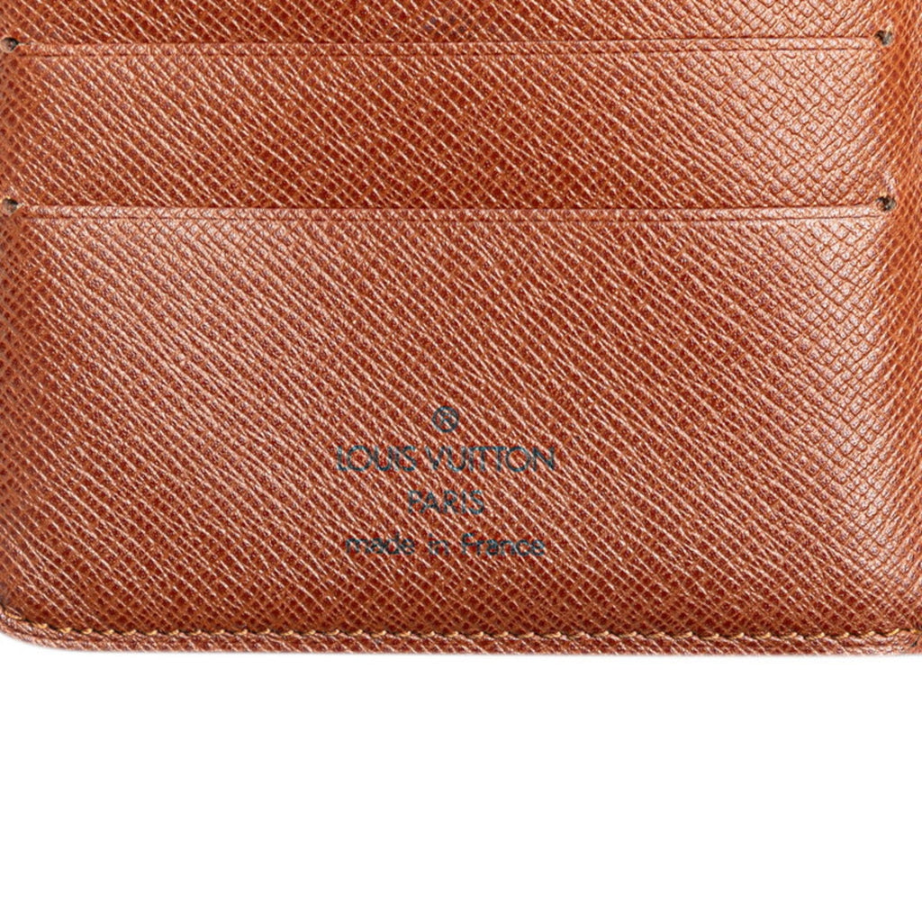 Louis Vuitton Brown Pvc Leather Wallet