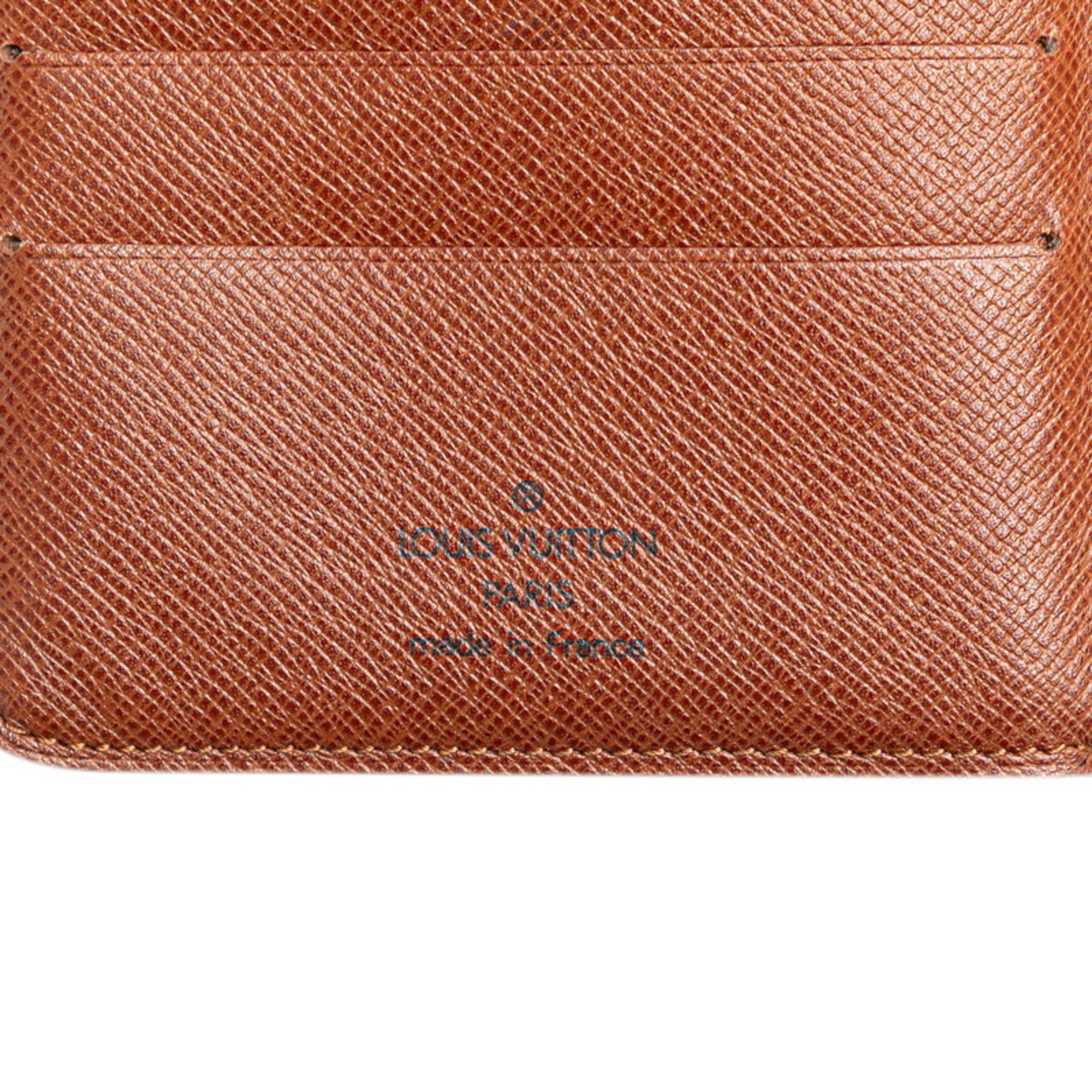 Louis Vuitton Brown Pvc Leather Wallet
