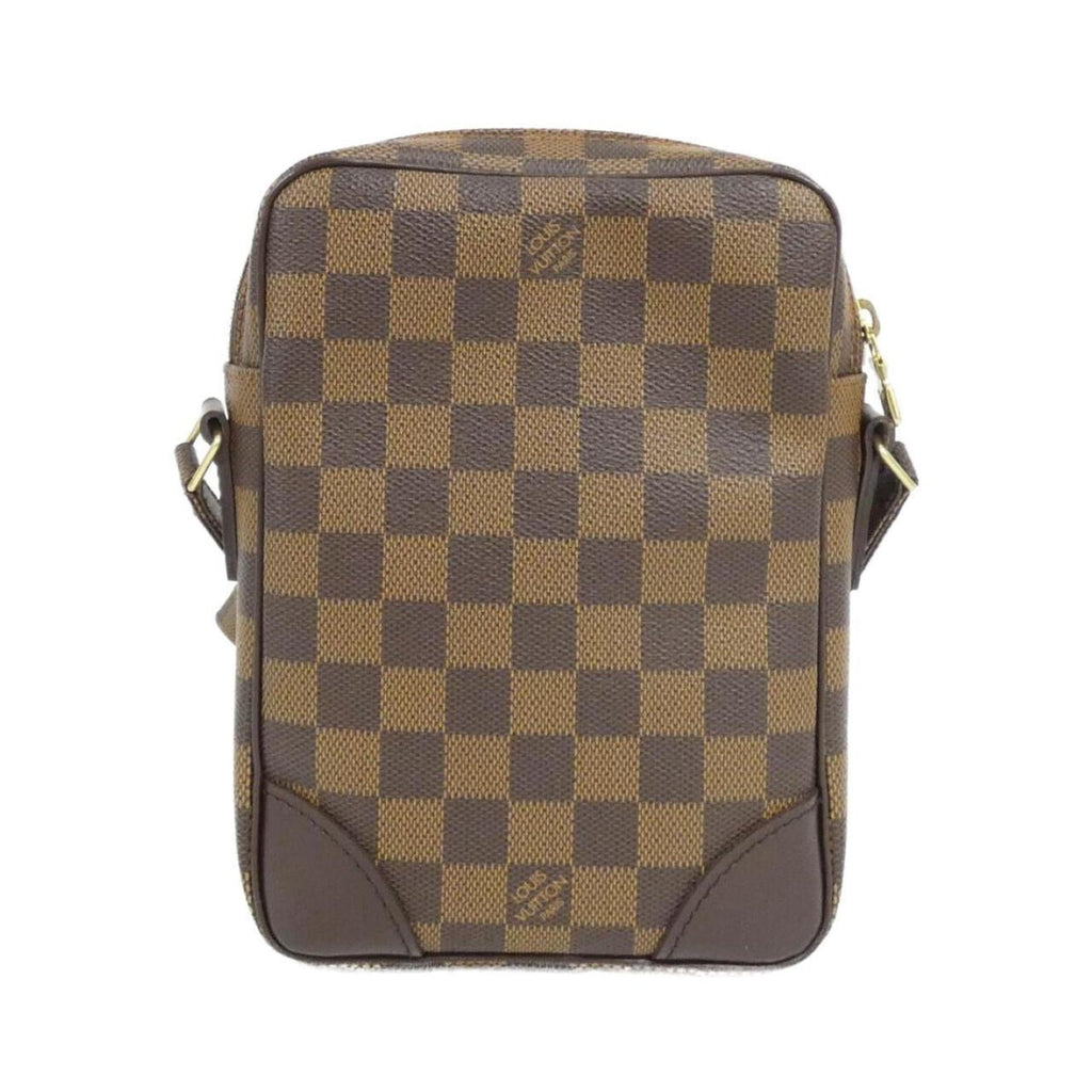 Louis Vuitton Brown Coated Canvas Shoulder Bag