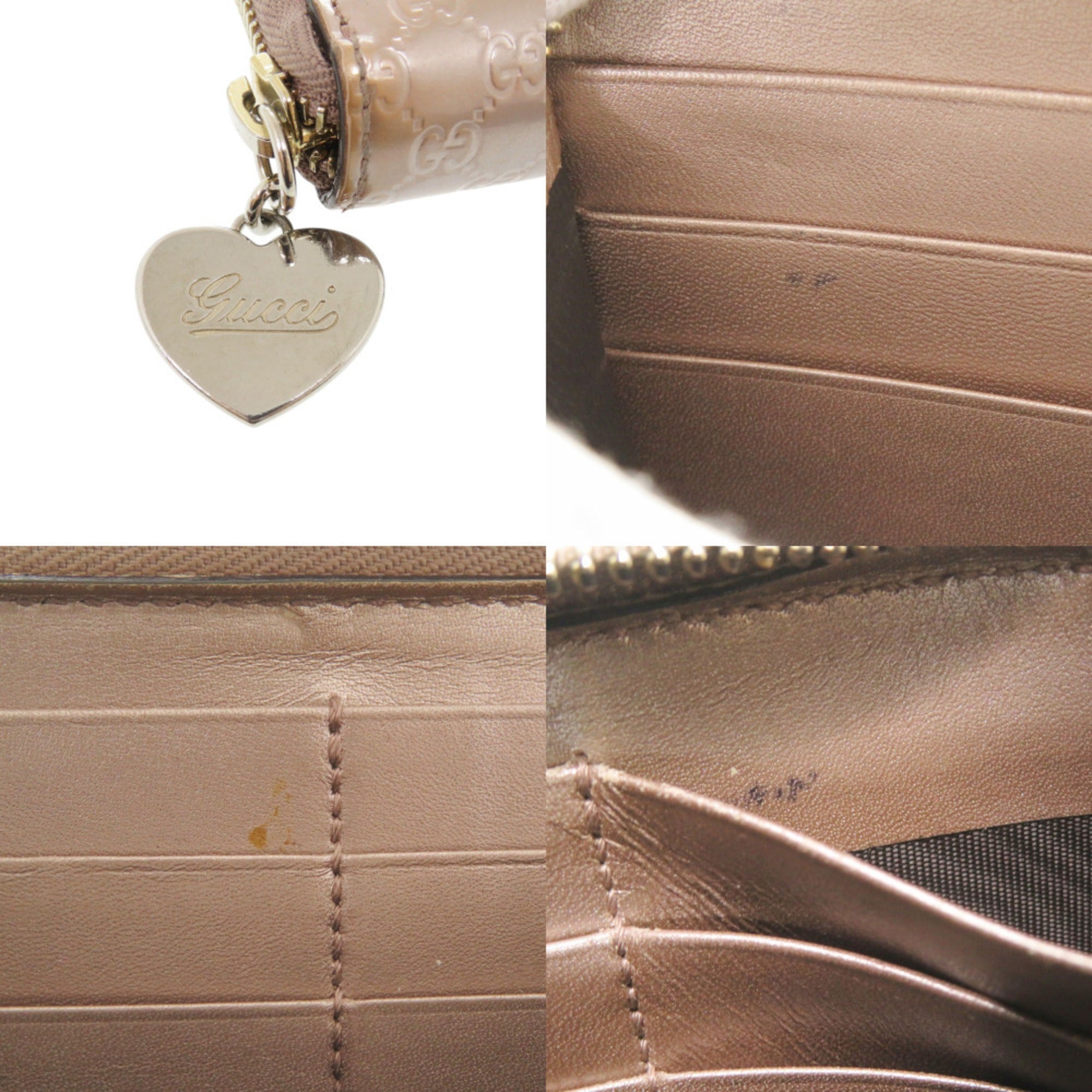 Gucci Pink Long Wallet (Bi-Fold) (Pre-Owned)