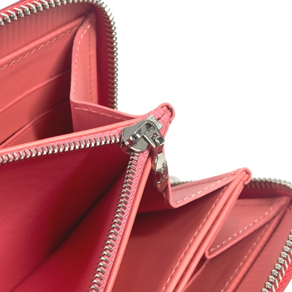 Louis Vuitton Pink Poppy Petal Monogram Vernis Rayures Long Wallet