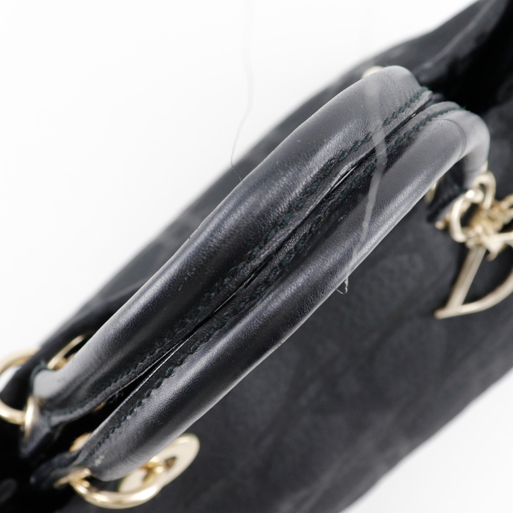 Christian Dior Black Nylon Canvas Tote Bag (Pre-Owned)