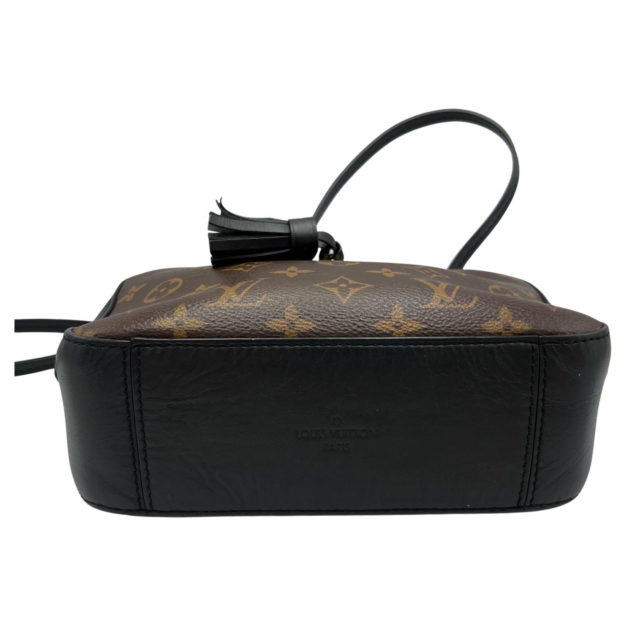 Louis Vuitton Black Brown Monogram Monogram Shoulder Bag