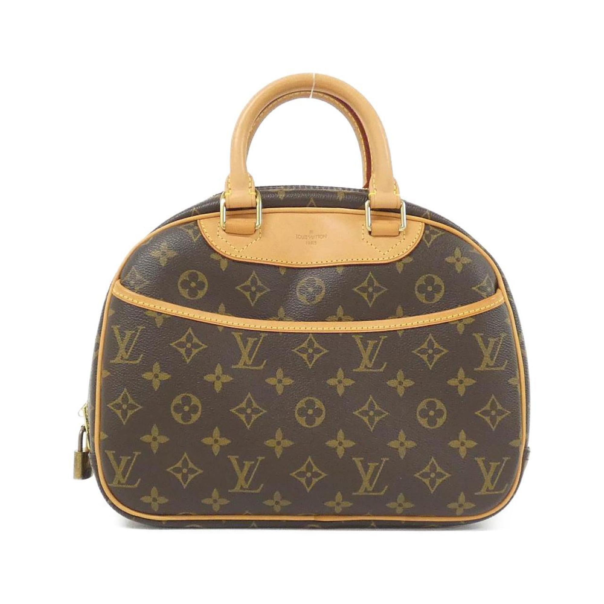 Louis Vuitton Marron Coated Canvas Handbag