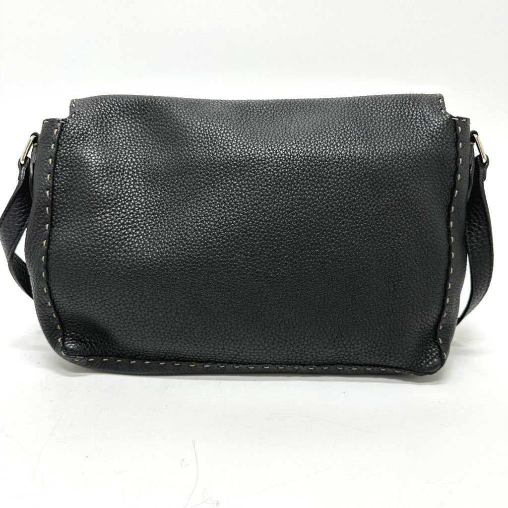 Fendi Black Leather Shoulder Bag