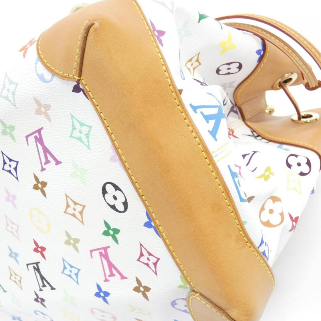 Louis Vuitton Multi-Color White Coated Canvas Shoulder Bag