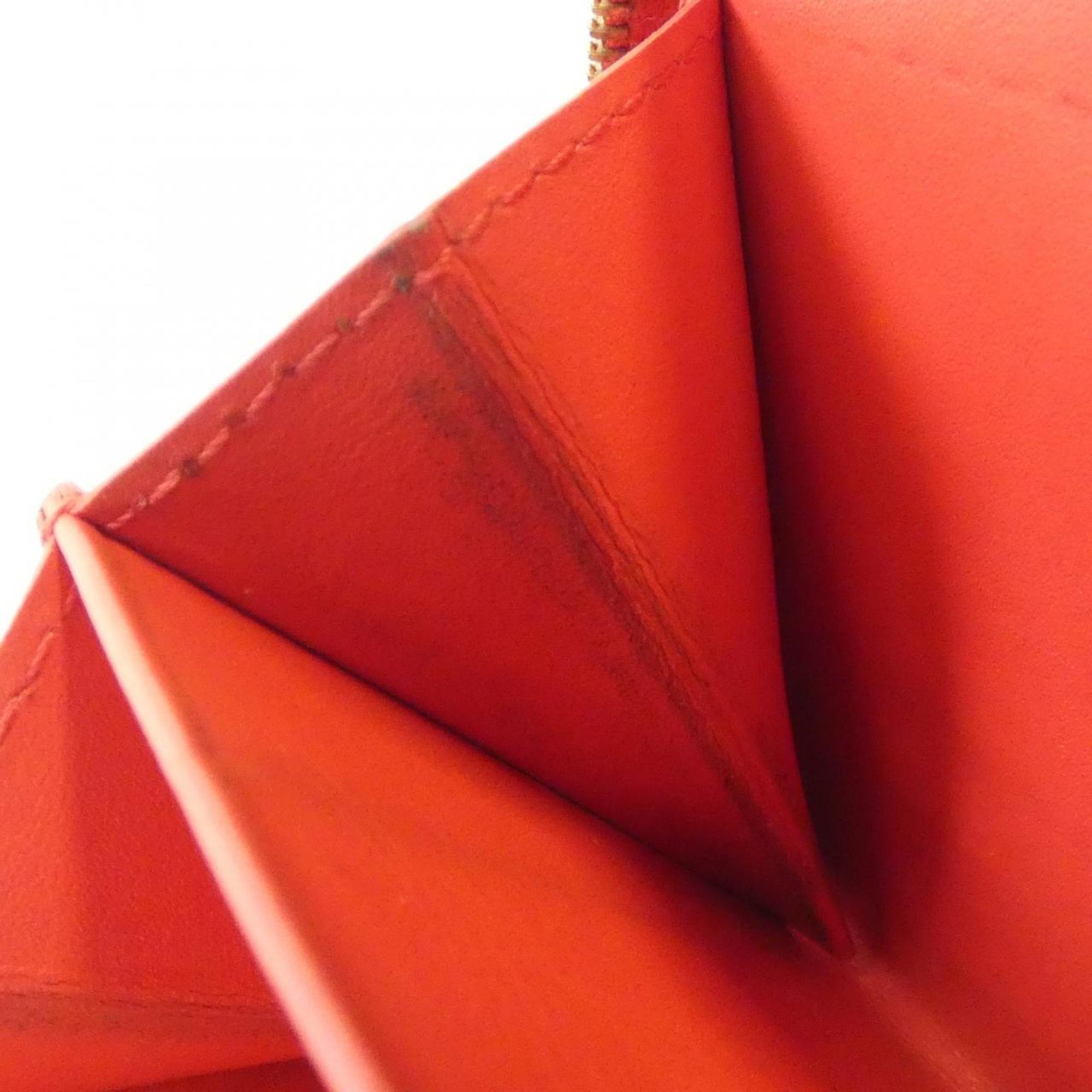 Louis Vuitton Red Color Leather Wallet