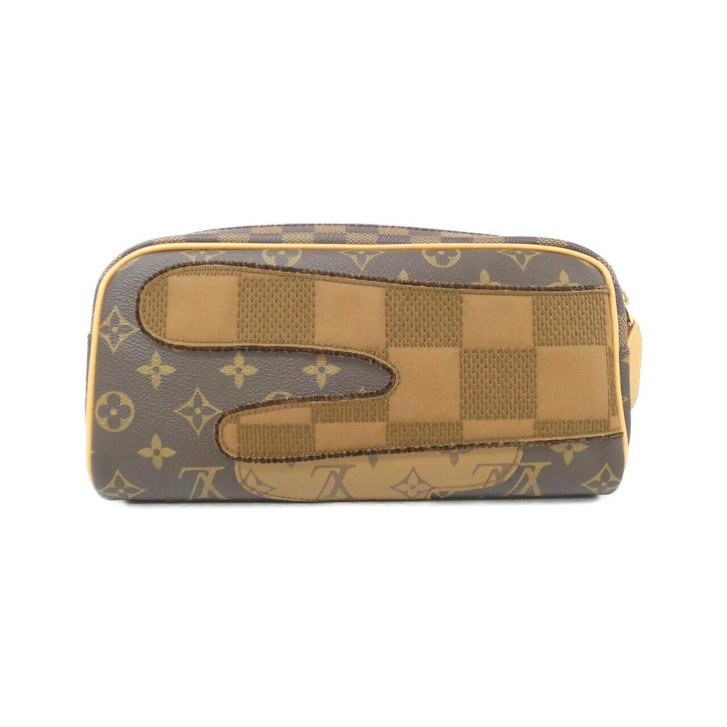 Louis Vuitton Brown Coated Canvas Handbag