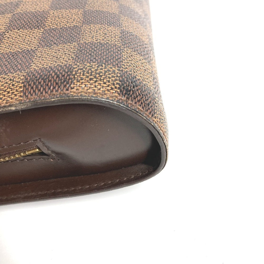 Louis Vuitton Brown Damier Canvas Ebene Damier Canvas Clutch Bag Pouch