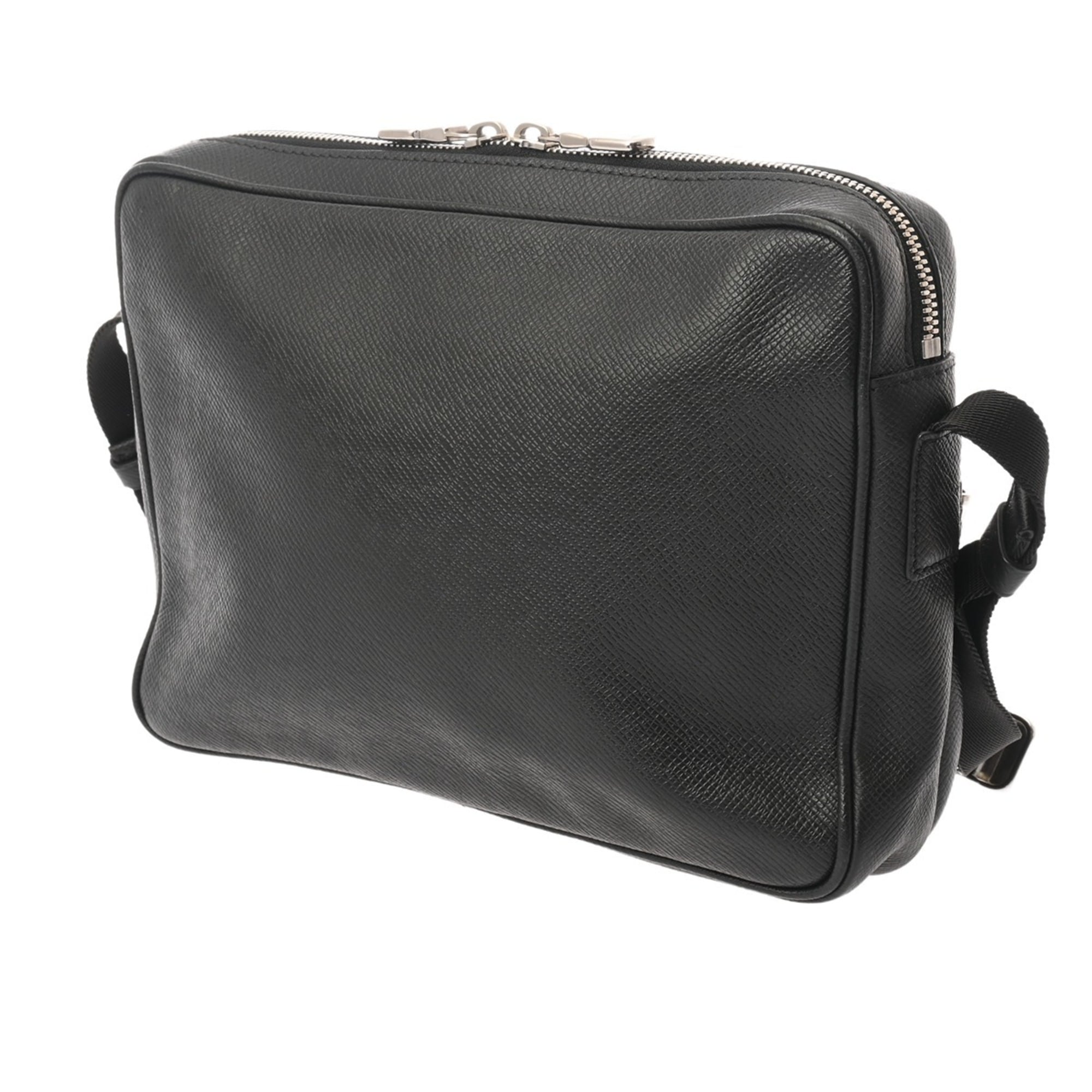 Louis Vuitton Noir Leather Shoulder Bag