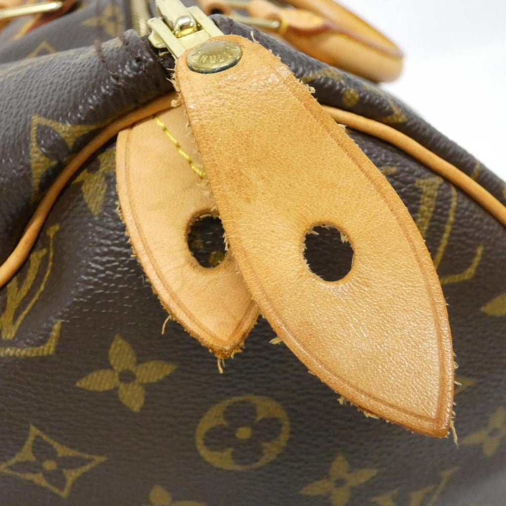 Louis Vuitton Monogram Brown Coated Canvas Boston Bag