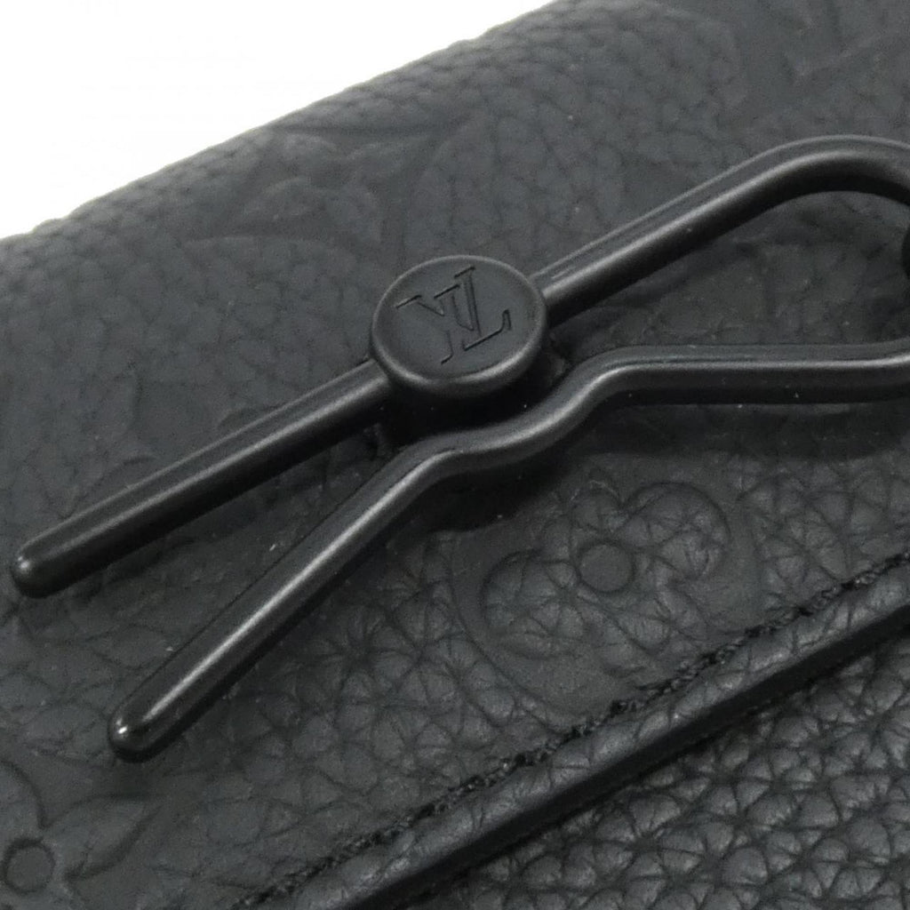 Louis Vuitton Black Leather Shoulder Bag