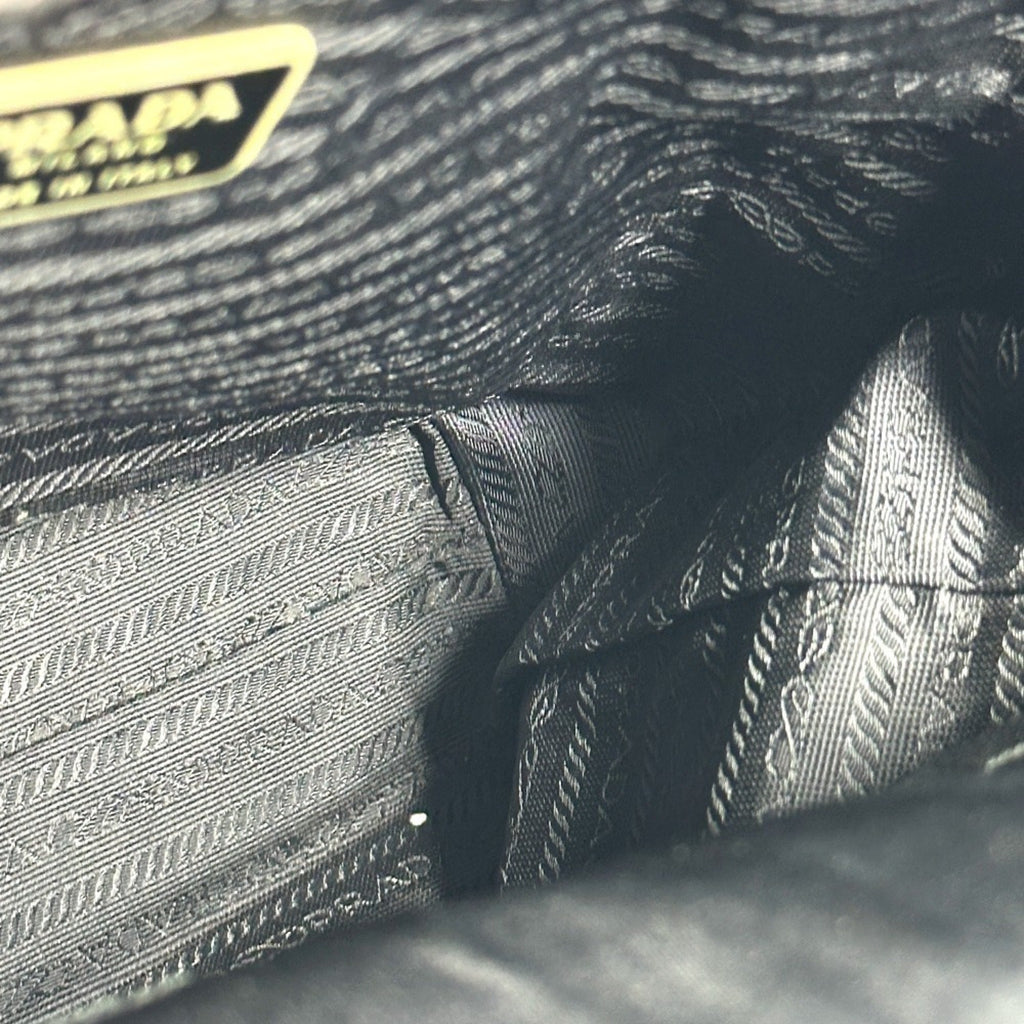 Prada Black Nylon Handbag Tote Bag
