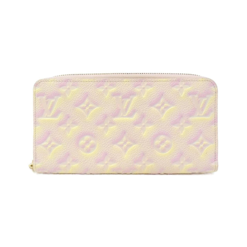 Louis Vuitton Light Pink Leather Long Wallet