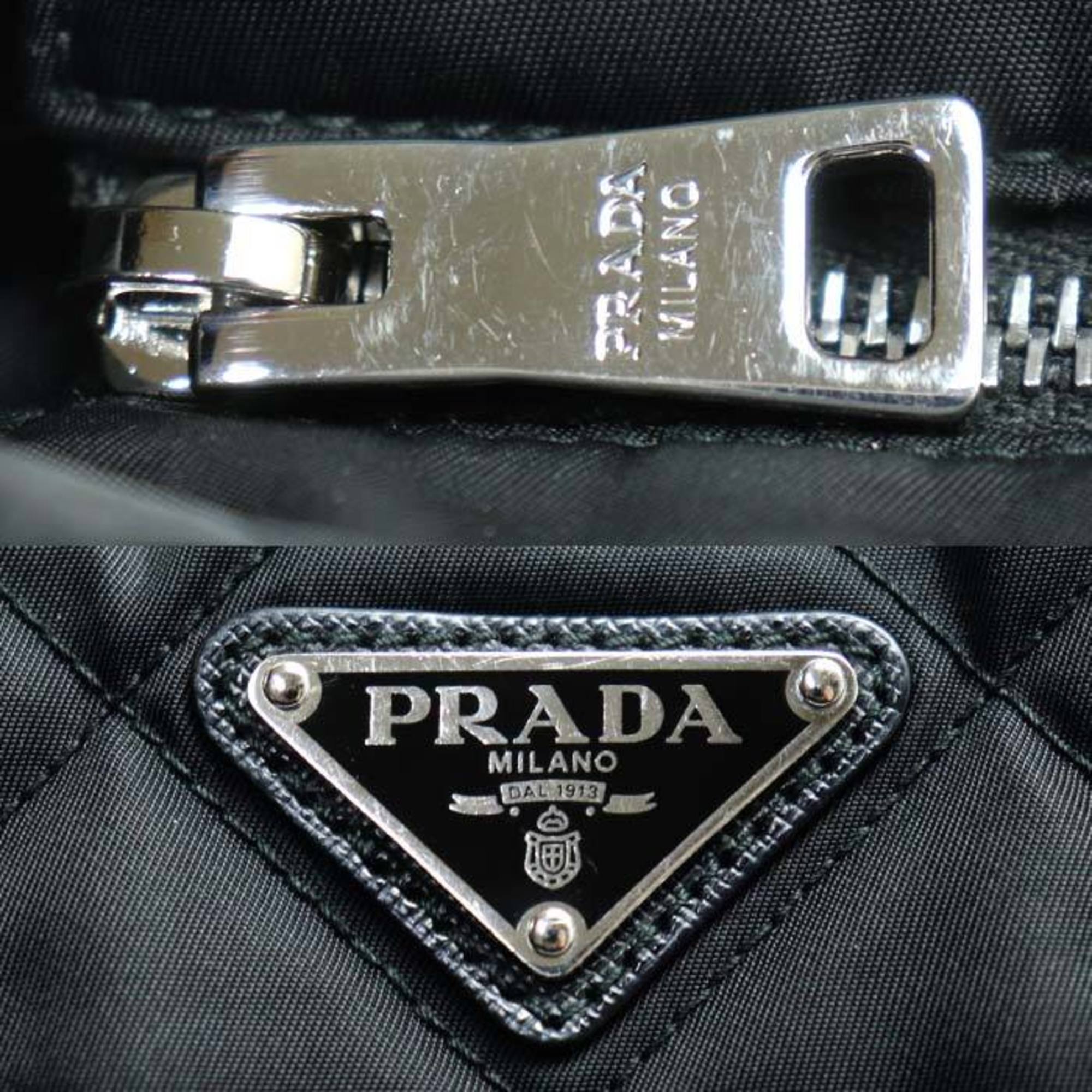 Prada Black Nylon Tote Bag