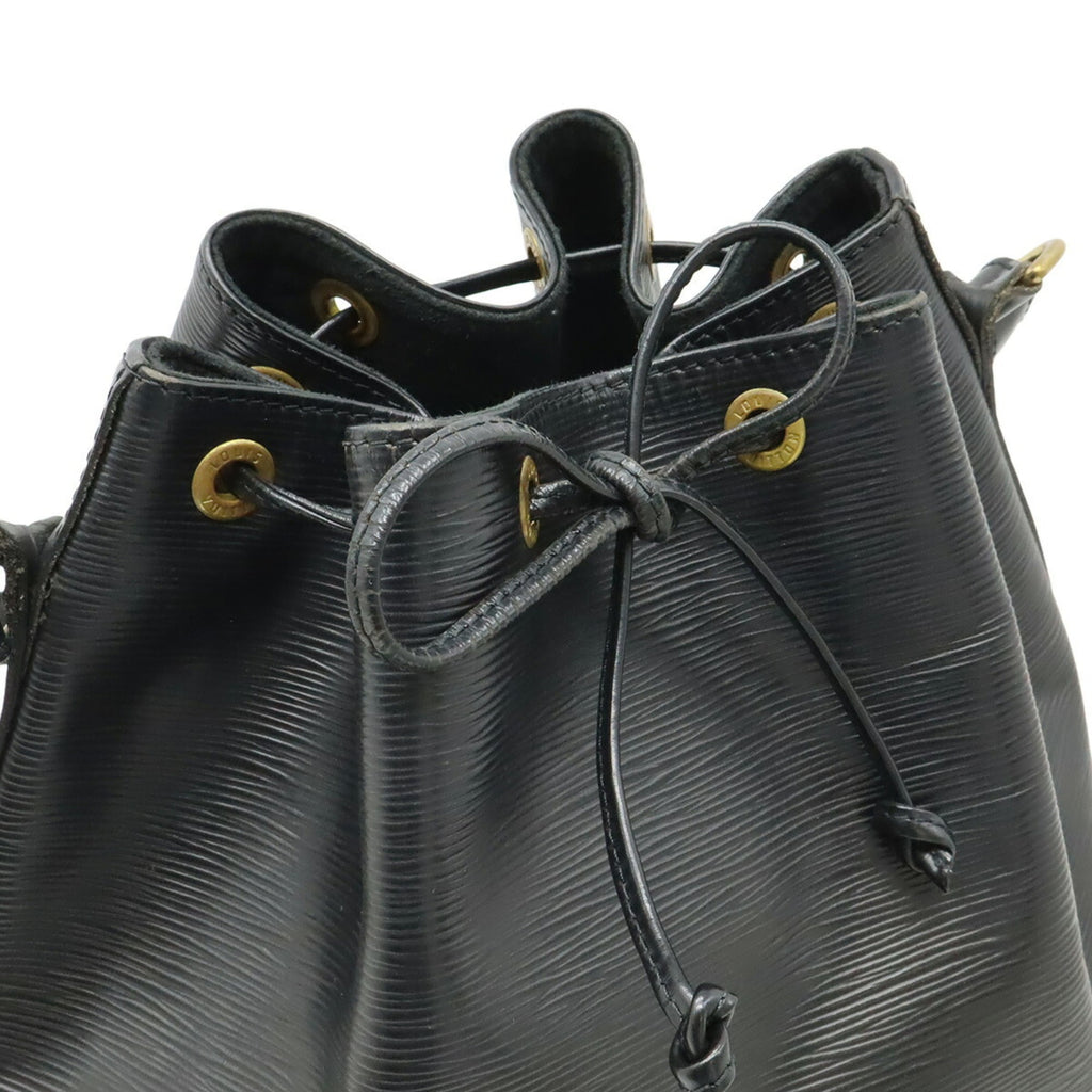Louis Vuitton Black Noir Epi Leather Shoulder Bag