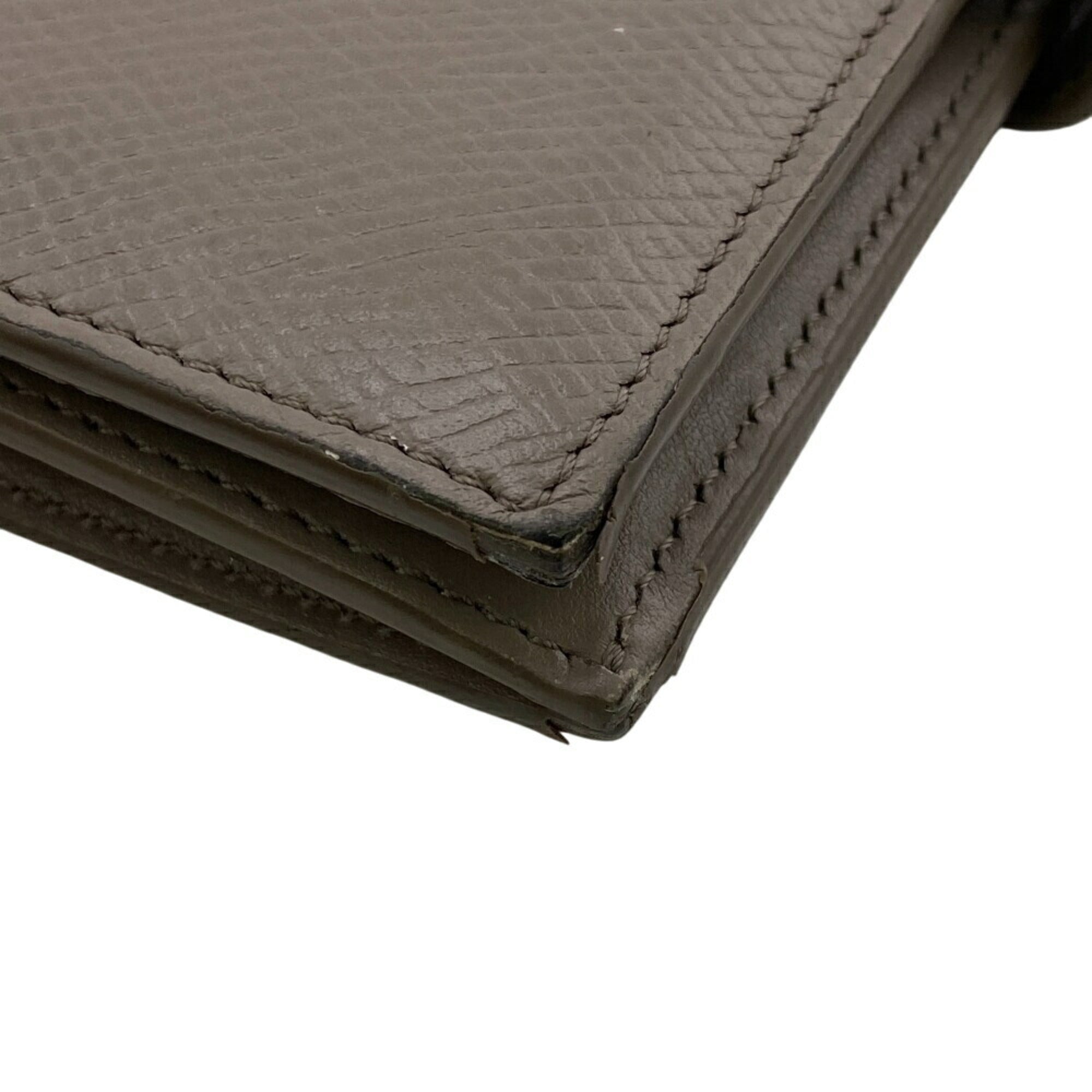 Celine Beige Leather Wallet (Bi-Fold)