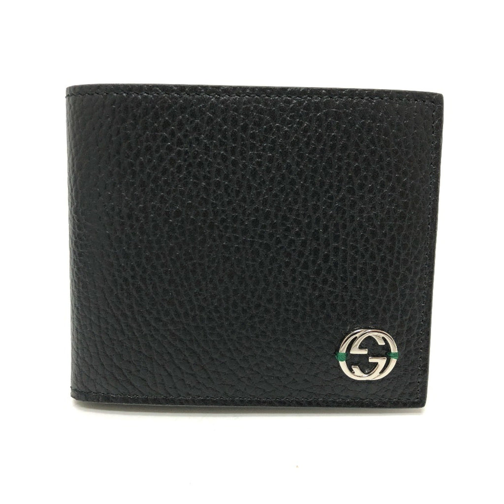 Gucci Black Leather Wallet (Bi-Fold) (Pre-Owned)