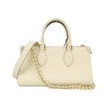 Louis Vuitton Cream Leather Handbag