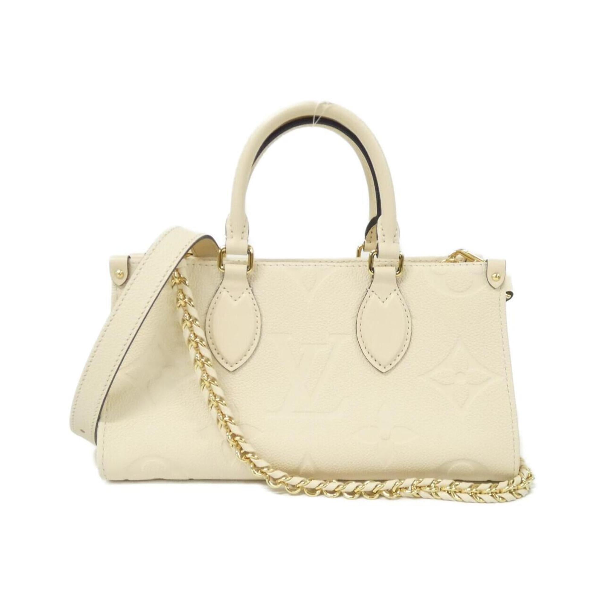 Louis Vuitton Cream Leather Handbag
