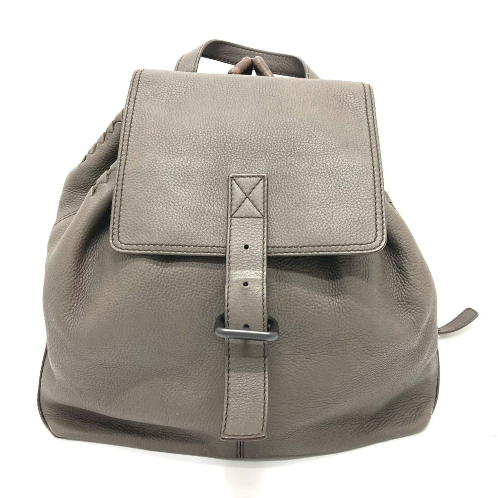 Bottega Veneta Intrecciato Brown Leather Backpack