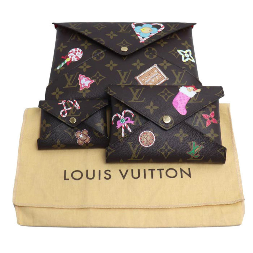 Louis Vuitton Brown Monogram Clutch Bag