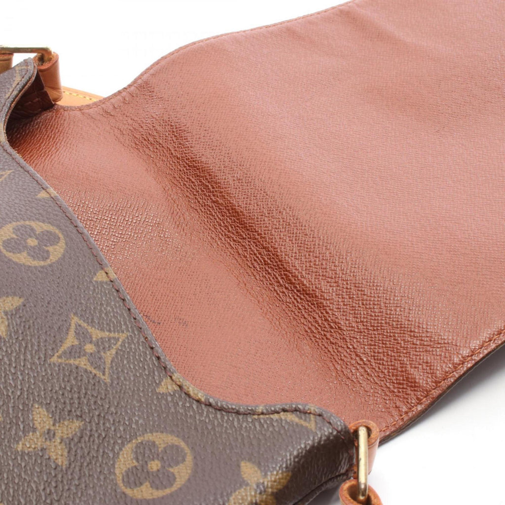 Louis Vuitton Brown Pvc Leather Shoulder Bag