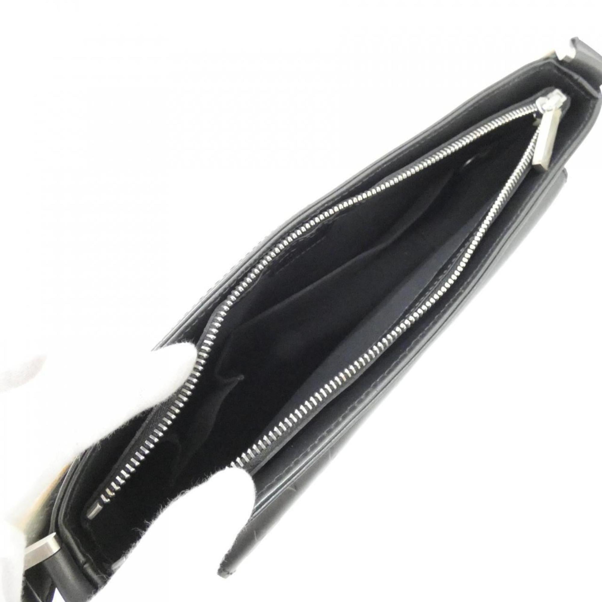 Louis Vuitton Black Coated Canvas Shoulder Bag