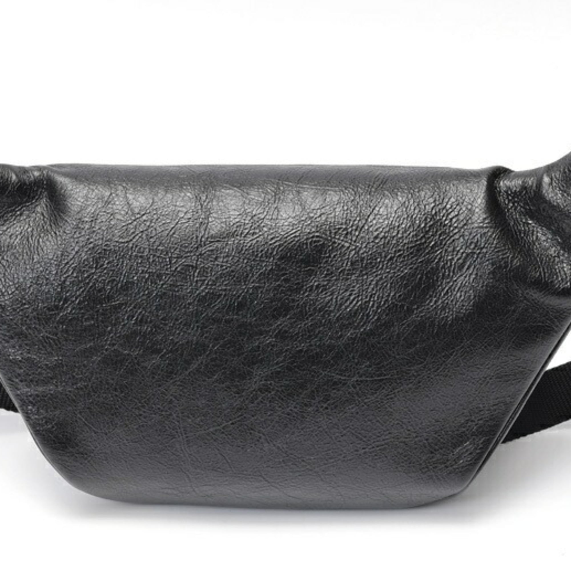 Balenciaga Black Leather Sling