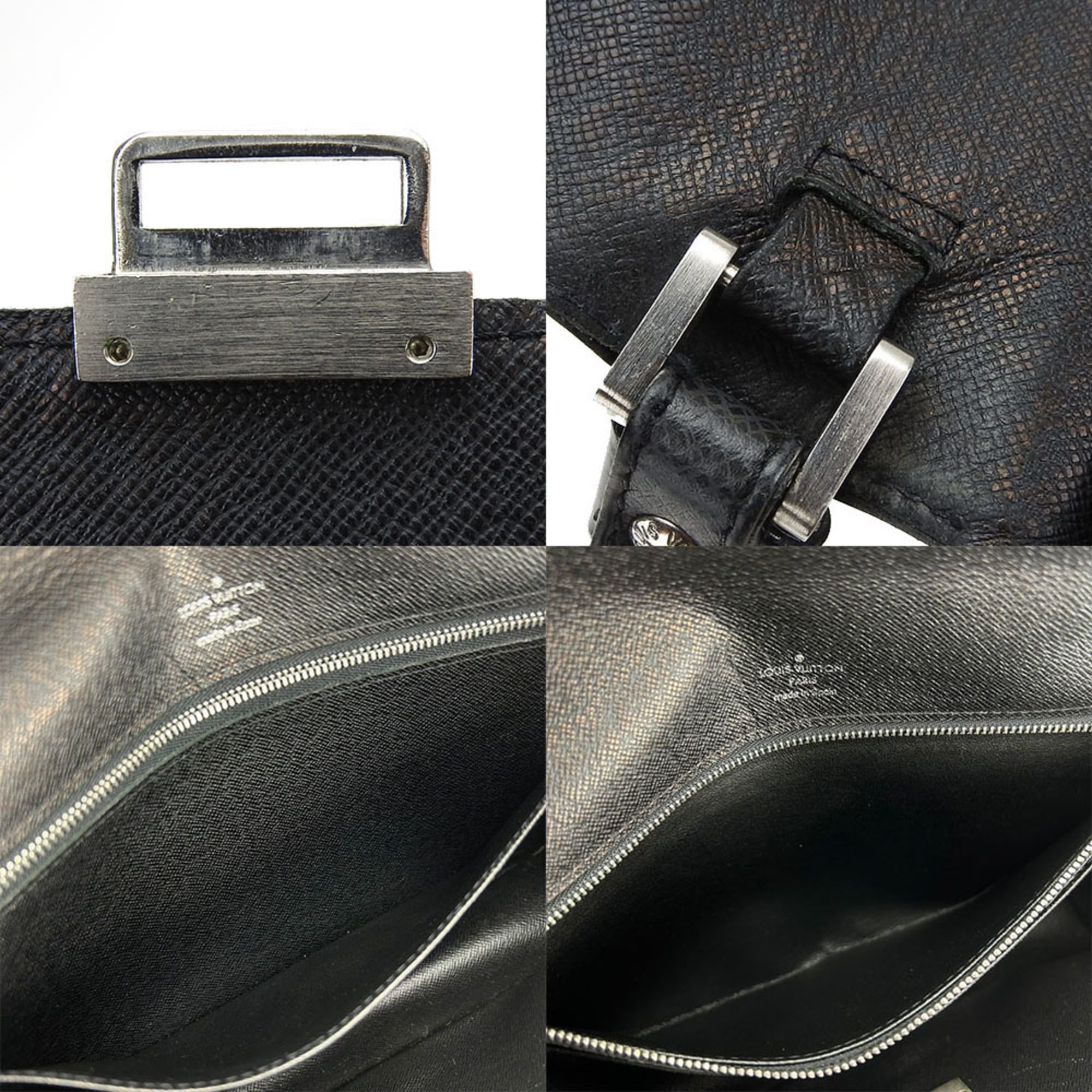 Louis Vuitton Taiga Ardoise Taiga Leather Shoulder Bag