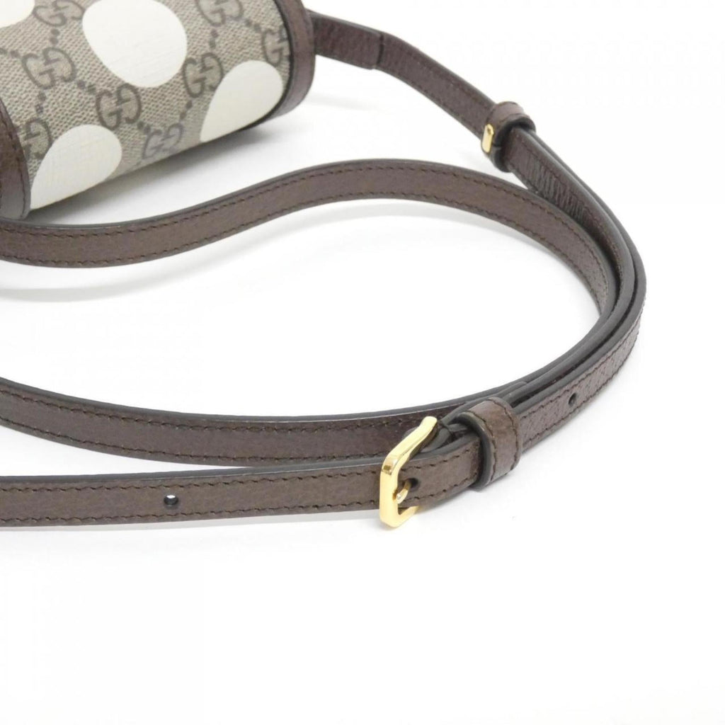 Gucci Beige Brown Multi-Color Gg Supreme Leather Handbag (Pre-Owned)