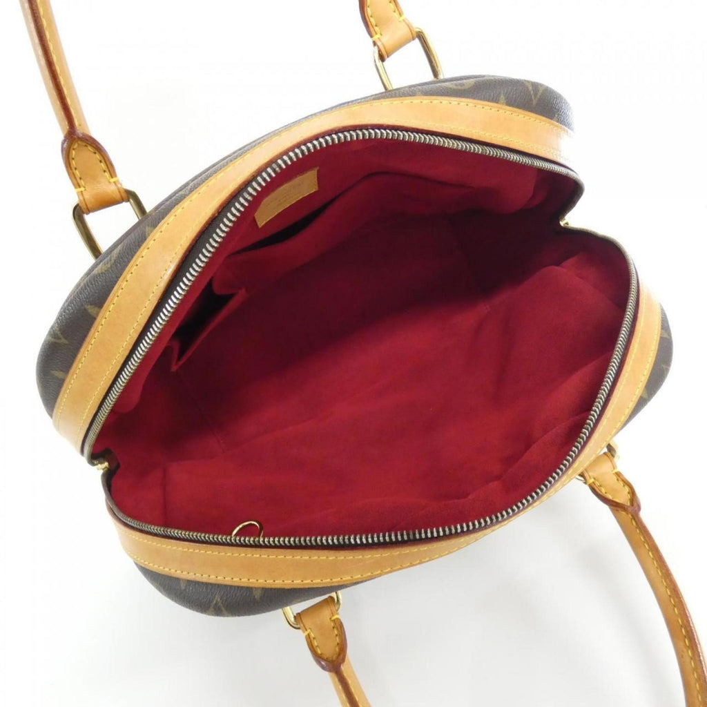 Louis Vuitton Marron Coated Canvas Handbag