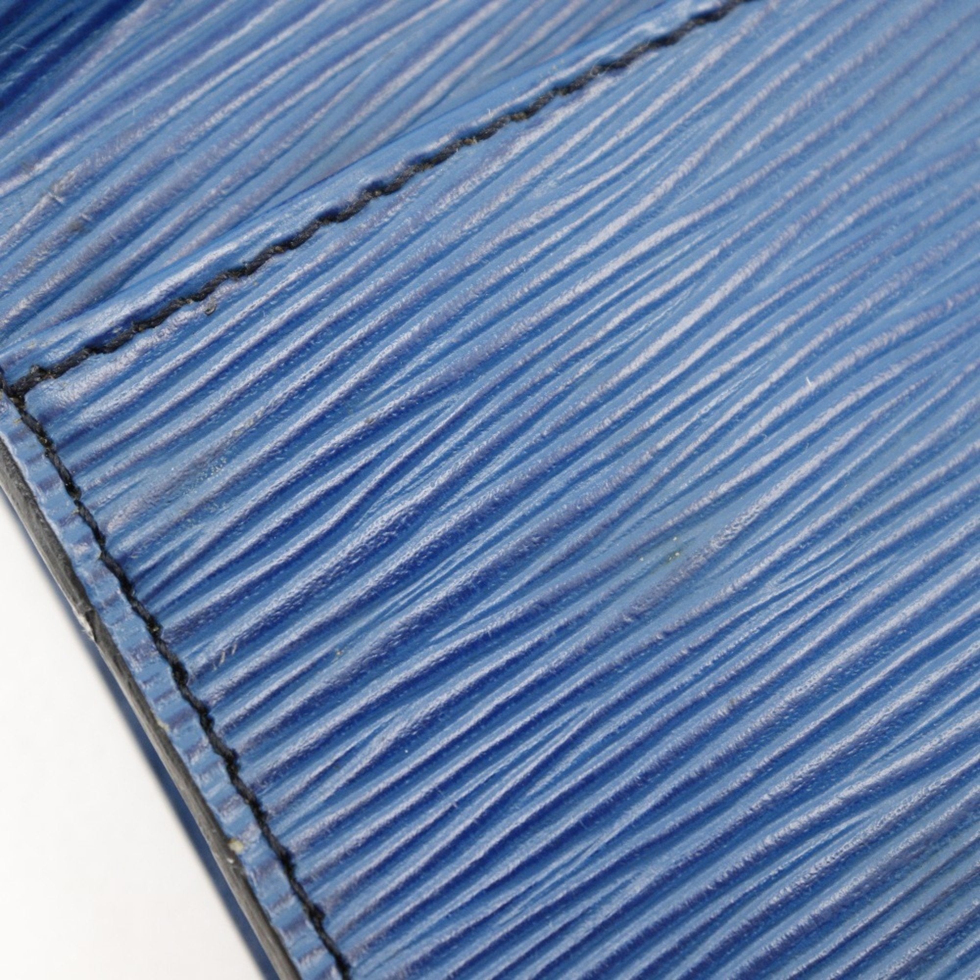 Louis Vuitton Blue Toledo Blue Epi Leather Clutch Bag