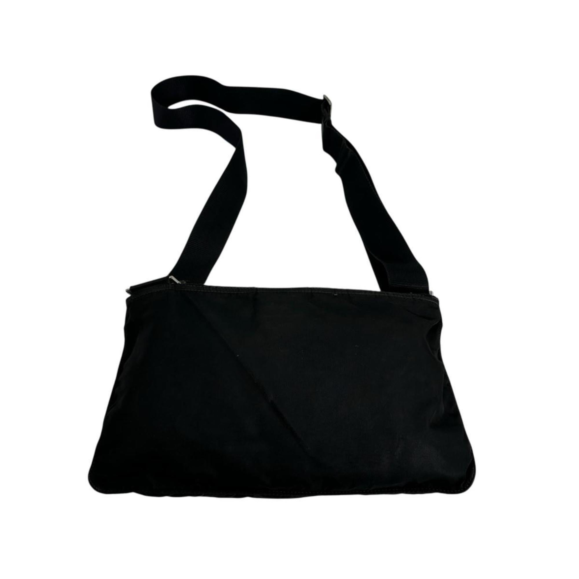 Prada Black Nylon Shoulder Bag Sling Bag