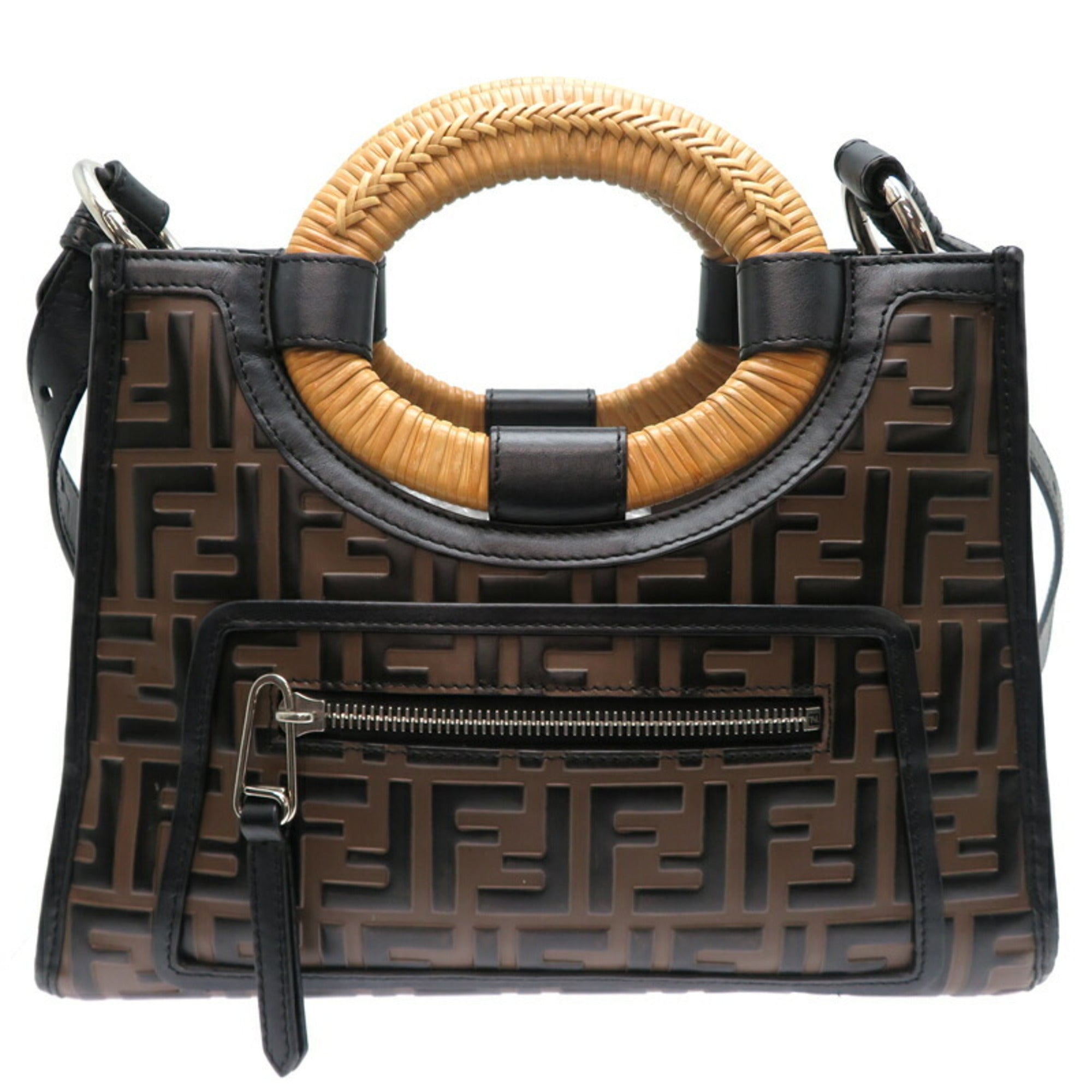 Fendi Brown Leather Handbag