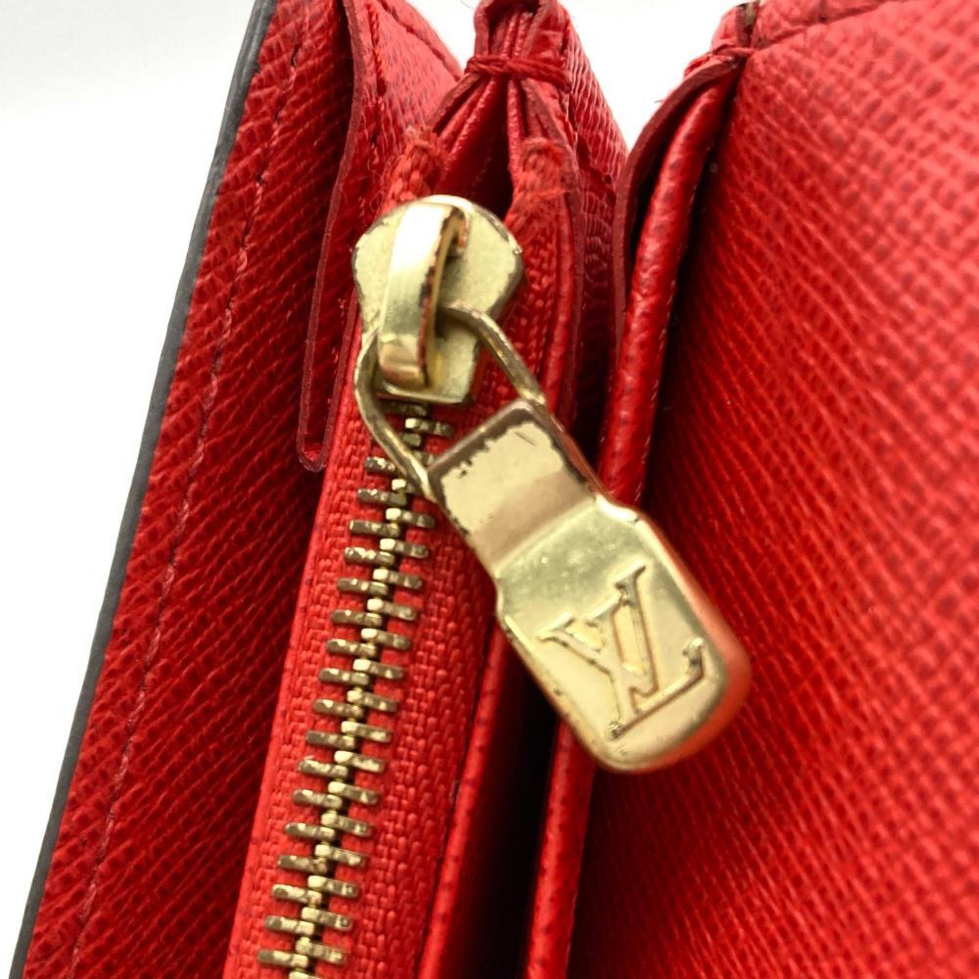 Louis Vuitton Brown Monogram Canvas Long Wallet (Tri-Fold)