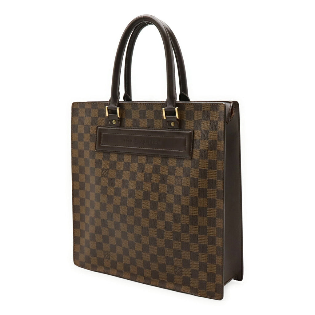 Louis Vuitton Brown Damier Canvas Pvc Handbag Tote Bag