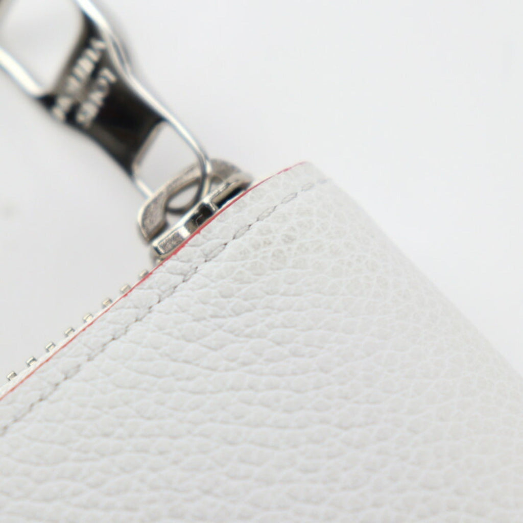 Louis Vuitton Blanc Multi-Color White Leather Wallet